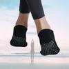 Ogcy Pilates and Yoga Set of 2 and Socks, Five-Toe Non-Slip Socks, (Black Gray)