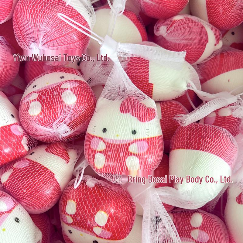 Кукла-яйцо Sanrio с эффектом медленного восстановления (Squishy) - Игрушка для снятия стресса и украшение в подарок студенту.