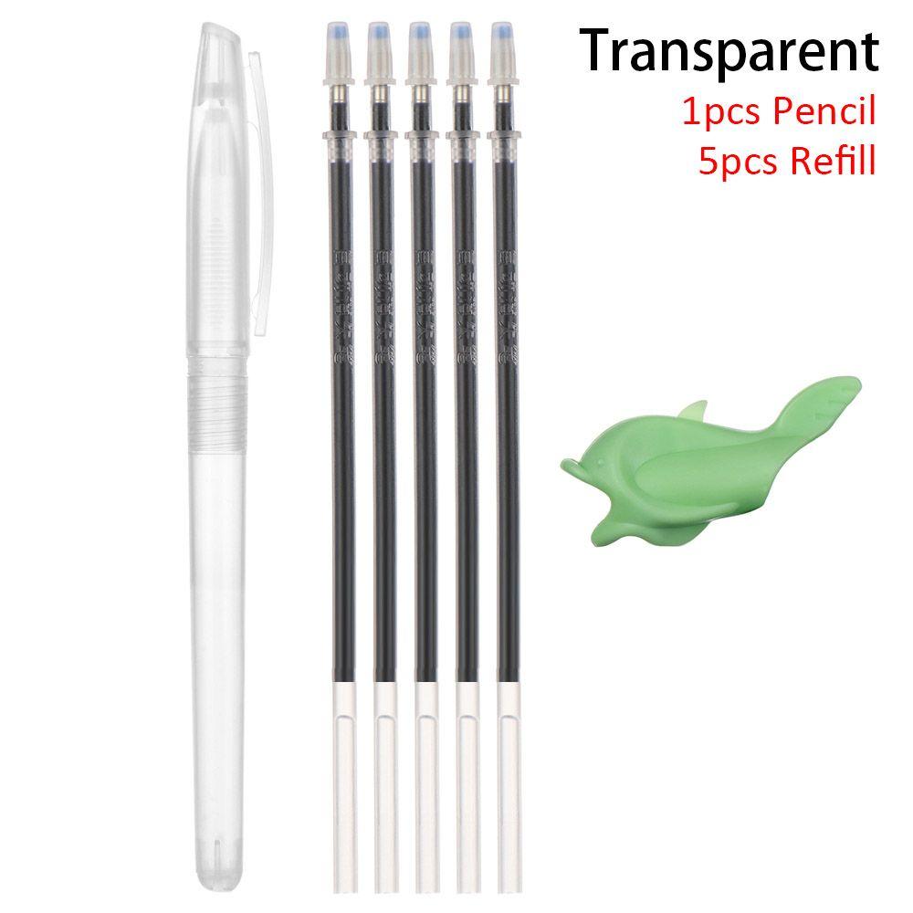 Automatically Blue Gel Pens Magic Pen Kit Disappearing Refill Invisible Ink Automatic Fade Pen