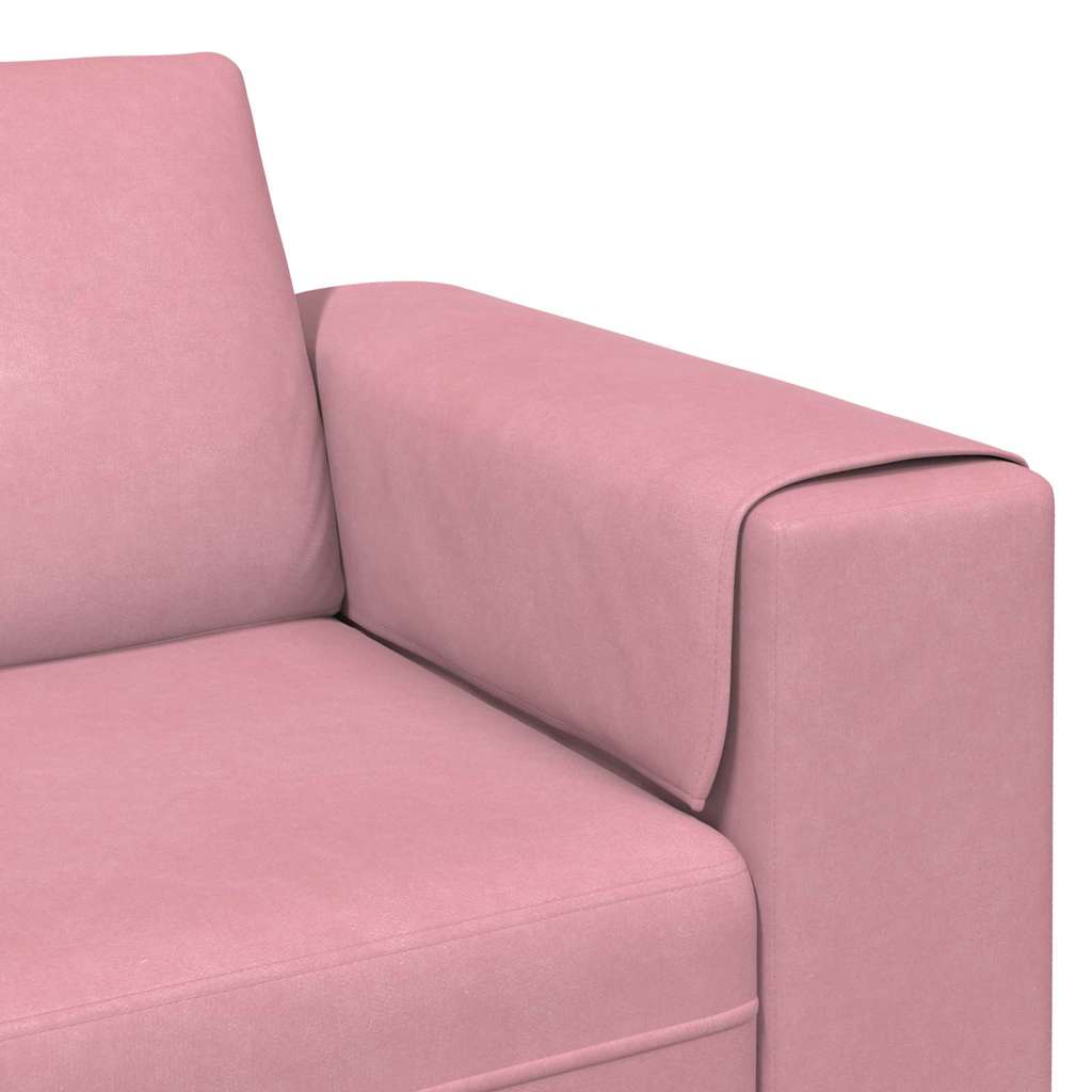 Living Room Sofa Pink 250 x 77 x 76 cm