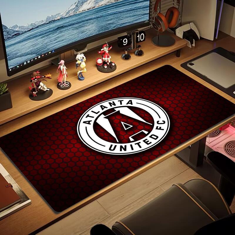 Atlanta United FC Color Mouse Pad Large Gaming Table Cushion Non-slip Laptop Tablet Big Mousepad XXL Mat Mini PC Playmat With Lock edge
