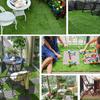 30x30cm Suspended Lawn Garden Decoration Artificial Grass Tiles Turf Mat Plastic Artificial Turf Flooring Decor 3cm High