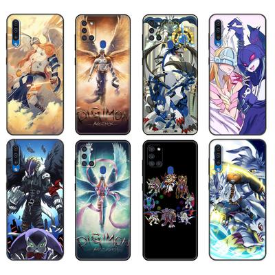 Черный чехол из ТПУ для Samsung Galaxy A50 50S A30S A10 A01 A11 A21S A31 A41 A51 A71 M21 M30S S10 LITE, чехол японского аниме Digimon