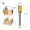 1pc 6mm Shank Template Trim Hinge Mortising Router Bit Straight End Mill Trimmer Cleaning Flush Trim Tenon Cutter for Woodworking