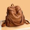 Soft Leather High Quality Backpacks for Women 2025 Fashion Luxury Female Shoulder Bag Large Capacity School Bags Backpack