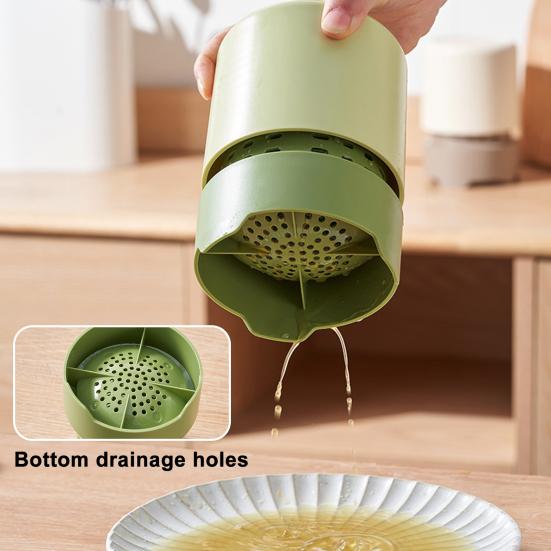 Ручная центрифуга для овощей с ручным приводом, мини-измельчитель, эффективная сливная корзина, многоцелевой кухонный инструмент для салата, йогурта, солений