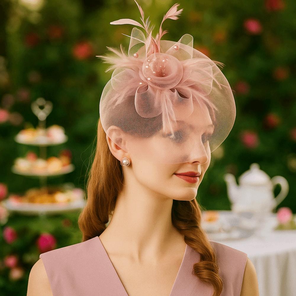 Elegant Small Top Hat Headband Retro Bridal Headband Fashion Wedding Head Hoop Masquerade Party