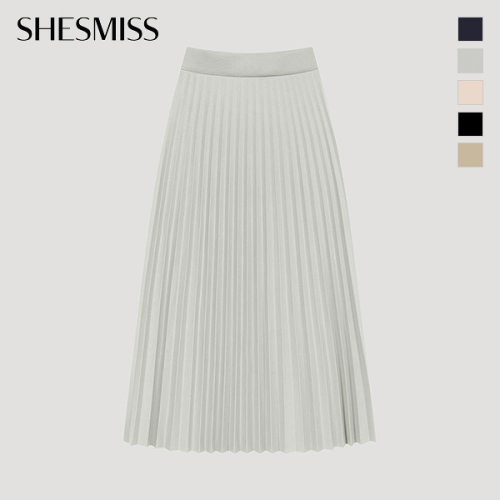 [shs Miss] Базовая юбка в складку с полосками Sawsko12010