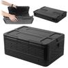 Iimono117 Foldable Cooler Box 60L BBQ Storage Box for Picnics Large Capacity 60 Liters Outdoor Use Flip Box (1 Piece) Cooler/Warmer (1 Piece)