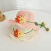Hat Summer Thin Sunshade Straw Hat Fisherman's Hat Girl Cute Princess Basin Hat Sun Hat