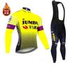 Warm Fleece-Lined Windproof Waterproof Cycling Jersey Set Mountain Bike Road Riders Winter