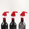 10Pcs Mini Santa Hat Wine Bottle Covers Plush Christmas Tableware Holder Velvet Lollipop