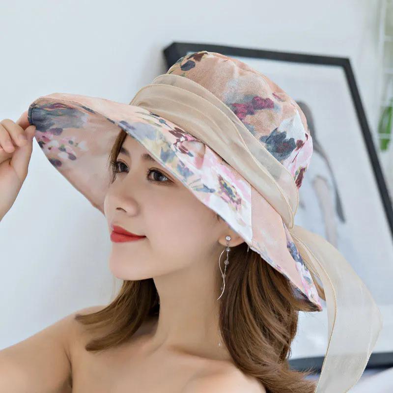 WTEMPO Женские летние сетчатые широкополые шляпы для путешествий и пляжа, элегантные складные однотонные повседневные панамы