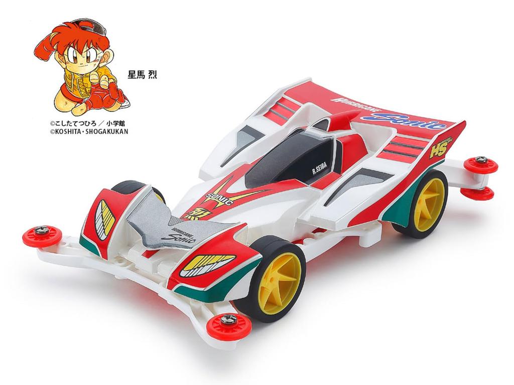 Tamiya Mini 4WD Special Project Hurricane Sonic Поликарбонатный кузов Special AR Chassis Full Cowl Mini 4WD 30th Anniversary 95603