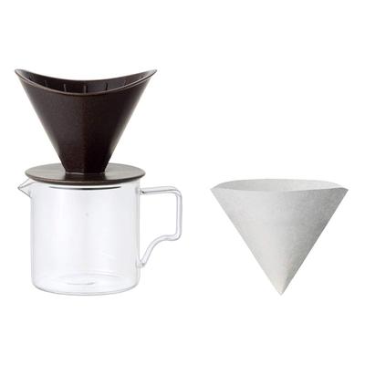 OCT Brewer Jug Set 2 чашки черного цвета со шкалой для кофе, можно мыть в посудомоечной машине 28902