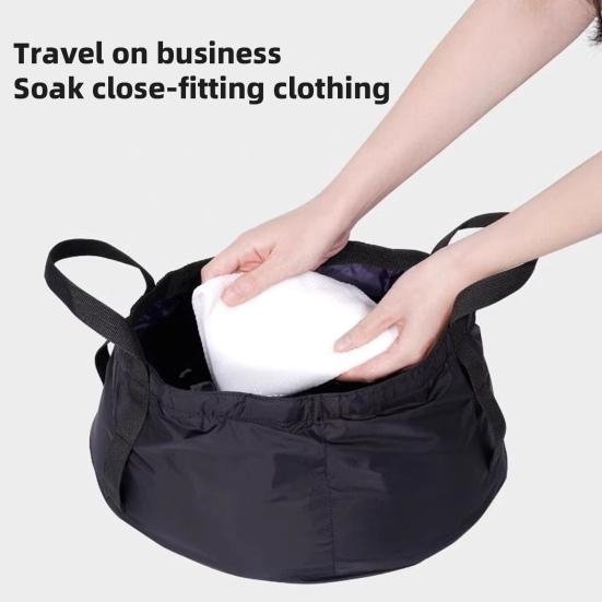 Портативный складной таз для воды, большая емкость, таз для хранения, устойчивая герметичная конструкция, складной умывальник