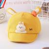 Cartoon Rabbit Ears Cartoon Peaked Hat Soft Brim Sun Hat Cute Sunshade Visors  Boys Girls Kids