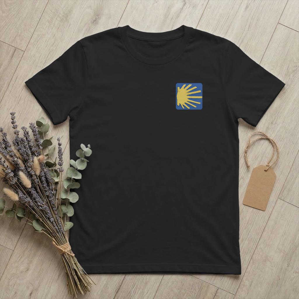 Camino de Santiago Hiking Unisexs T Shirt Way of St James Fashion Tees Short Sleeve Crewneck TShirts Cotton Unique Tops