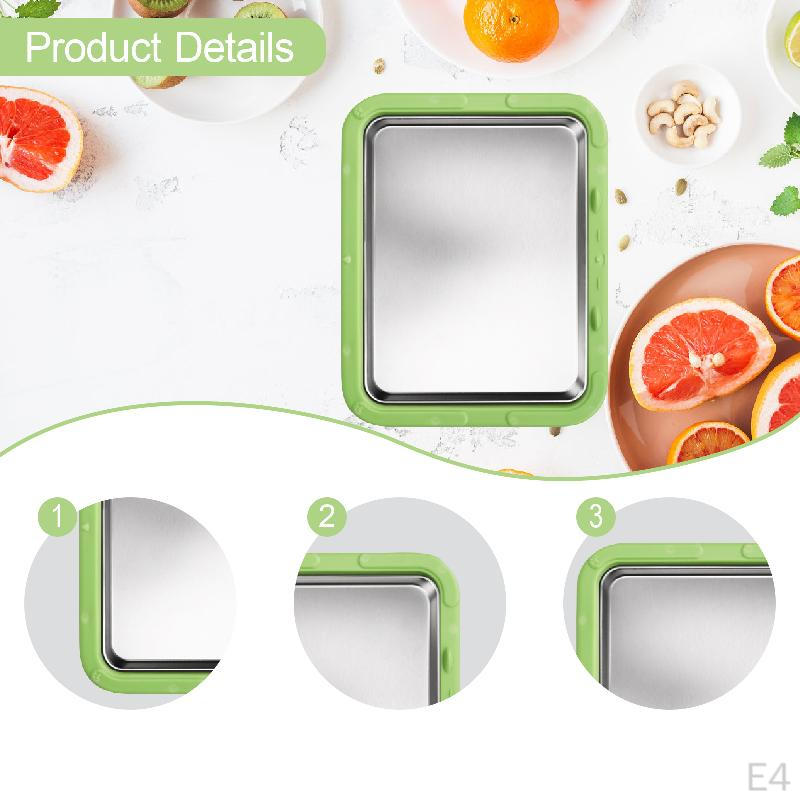 Ice Cream Maker Yogurt Rolls Tray DIY Fun Parent Child Activities Stainless Steel Multipurpose