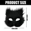 Маскарадная маска Пушистые кошки Маска Аксессуар для костюма на Хэллоуин для мужчин женщин Ролевые игры Косплей Тематические вечеринки