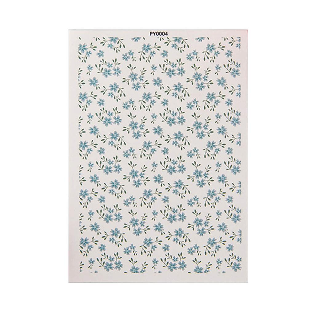 Глина Переводная бумага для глиняных серег Водорастворимая глина Переводная бумага Цветочный переводной лист для глиняных украшений