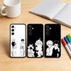 Чехол для телефона AAA G-Gon & K-Killua для Samsung S25, S24, S21, S22, S23, S30, Ultra, S20, Plus, Fe, Note, 10, 9, 5G Черный