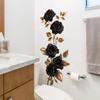 Цветочная наклейка на стену ПВХ Самоклеящаяся Съемная наклейка для кухни Ванной Спальни Домашний декор