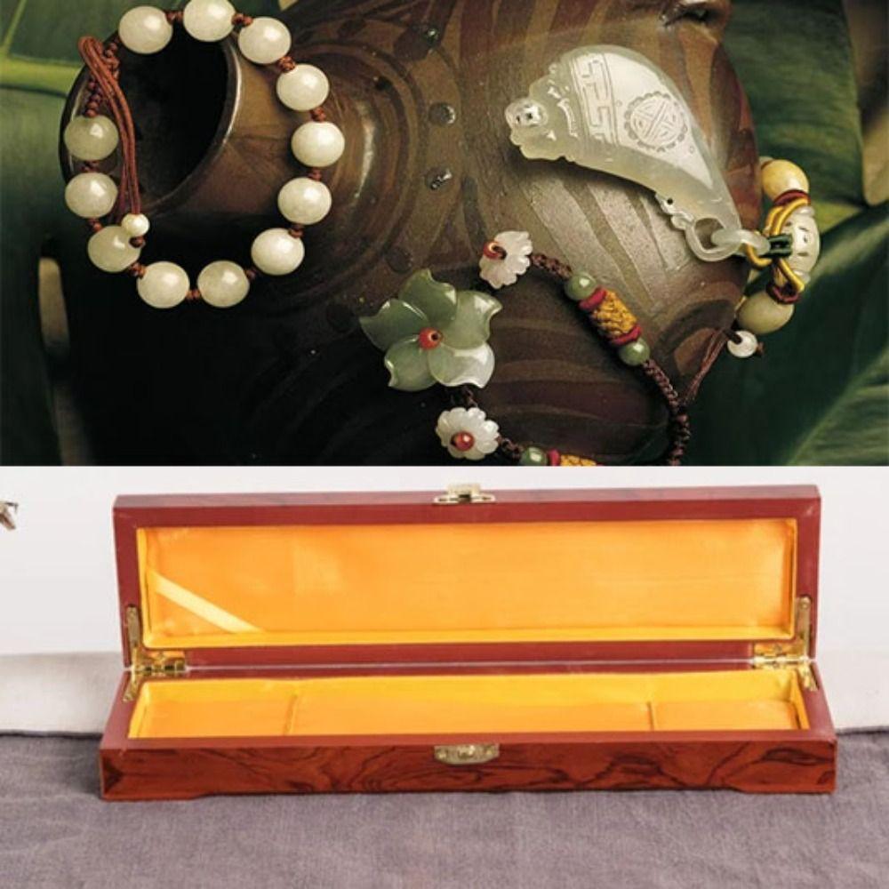 Retro Jewelry Display Box Vintage Jewelry Packaging Box 35cm Vintage Trinket Case DIY