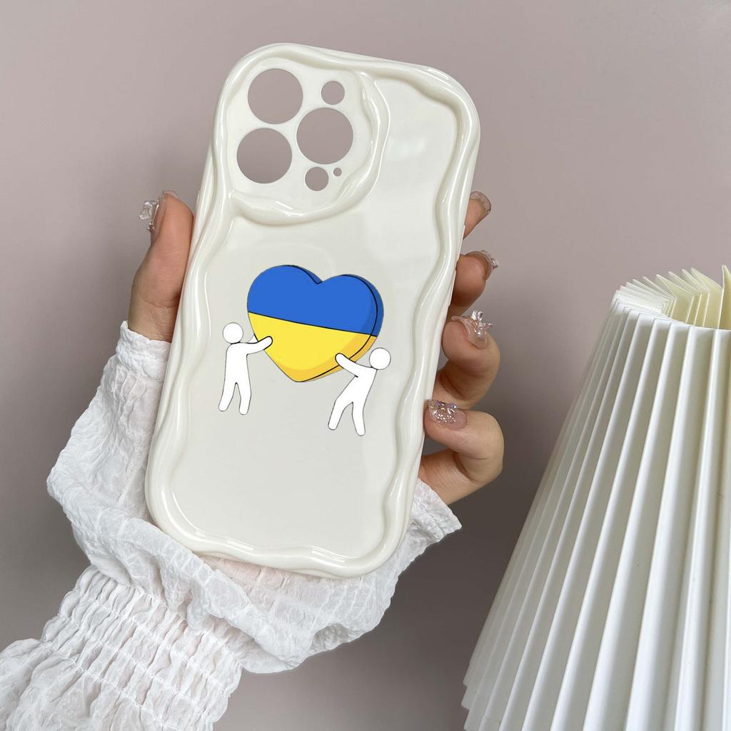 Мягкие волнистые чехлы для телефонов N74 «Бабочки и любовь» для Samsung A54 A34 A13 A14 S23 S24 Ultra Xiaomi Redmi Note 13 Realme Infinix, защитный бампер