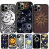Чехол-ракушка Sun Moon Art для iPhone 17 Air 15 16 14 13 12 Pro Max 11 Pro Max Plus Чехол для телефона