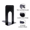 Adjustable Portable Metal Book Stand-Heavy Duty Black Book Holder for Office and Home Display
