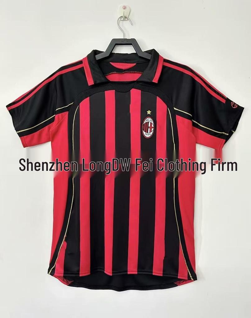 Классическая ретро-футболка 0607AC, домашняя и гостевая, памятная: Кака #22, Роналдиньо #80, Роналдо #99