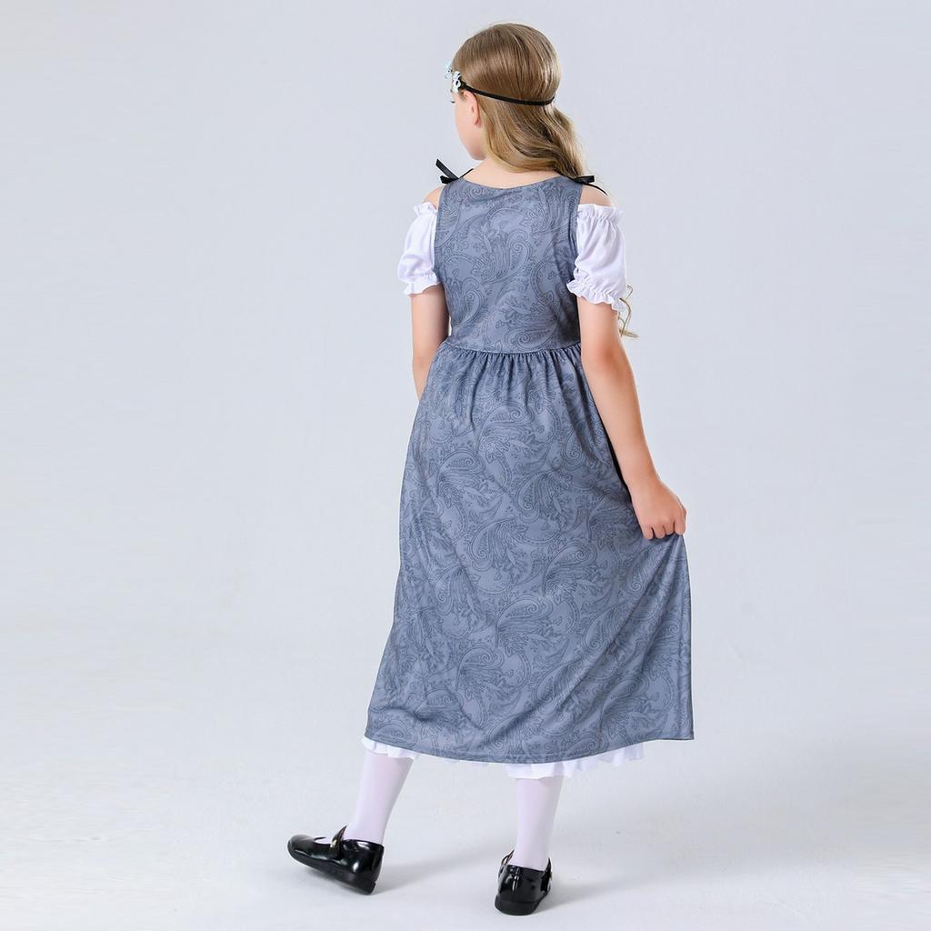 Children's Cosplay Retro Tale Costume Halloween Costume Party Dress