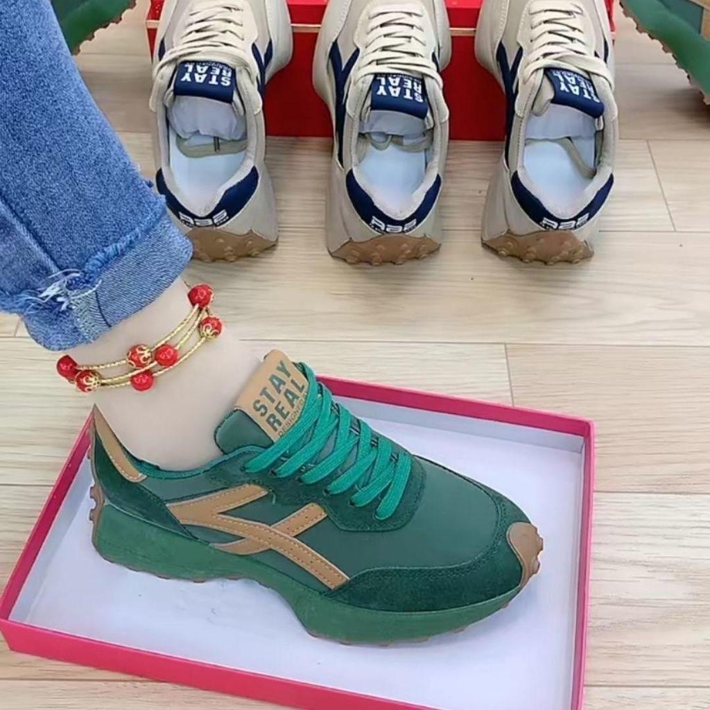 Модные женские кроссовки Forrest Gump: Модная, универсальная обувь на плоской подошве для более изящного образа
