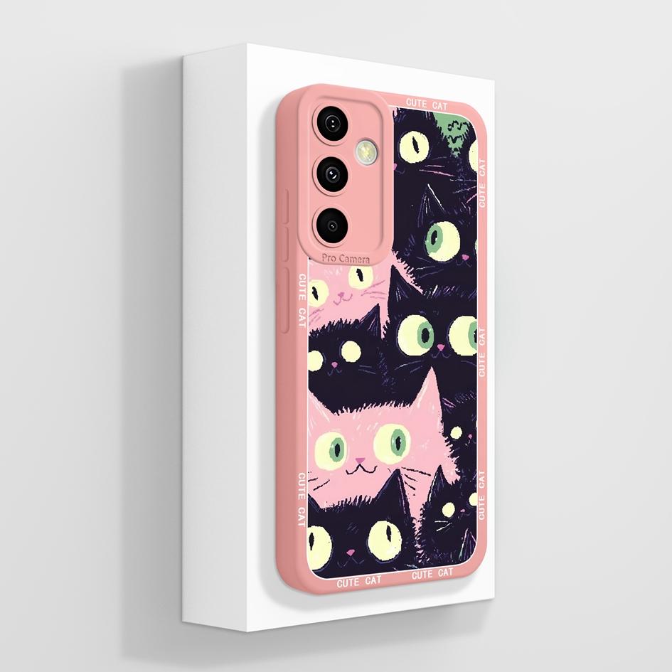 Мягкие чехлы для Samsung A55 C55 M55 A35 M35 F14 F15 Shell Pretty Sunflowers Golden Lotus Тонкий силиконовый легкий защитный корпус для Samsung Capas