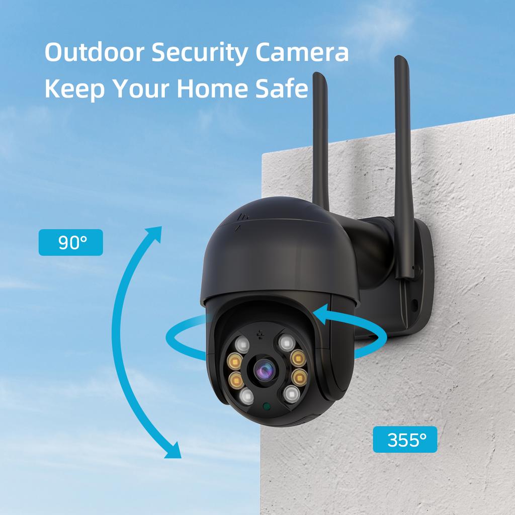 4K 8MP Wifi IP камера 5MP H.265 беспроводная наружная PTZ камера AI Tracking 3MP HD камера безопасности 1080P CCTV видеонаблюдение P2P ICsee
