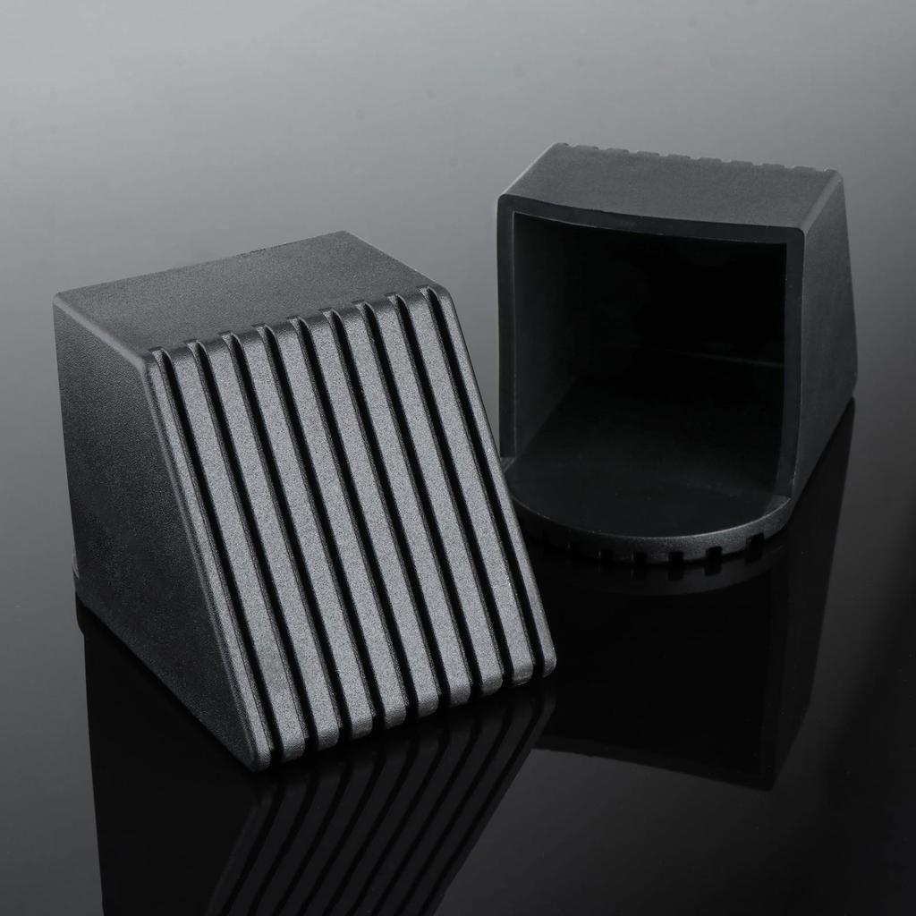 2Pcs Fitness Equipment End Cap Square End Cover Replacement Foot Cover Protectors Gym Equipment Accessories Enduring