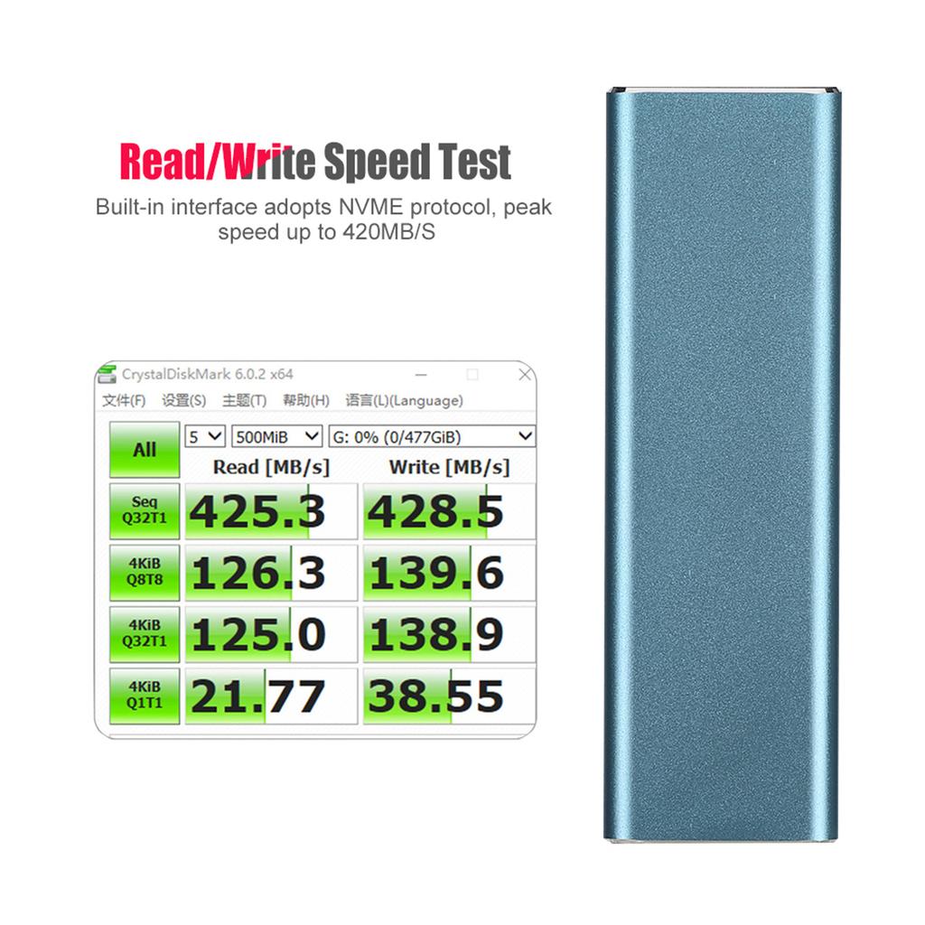 Gen1 NGFF Type C Мобильный SSD Жесткий Диск Портативный Твердотельный Жесткий Диск Синий(128GB )