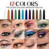 12 Pearl Eyeliner Pencil Set Brightening Metal Lying Silkworm Eyeliner Pencil Highlight Brightening Lip Line Makeup Beauty Gift Set