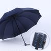 Big Umbrella Men Rain Woman Windproof Large Paraguas Man Women Sun 3 Floding Outdoor Raingear