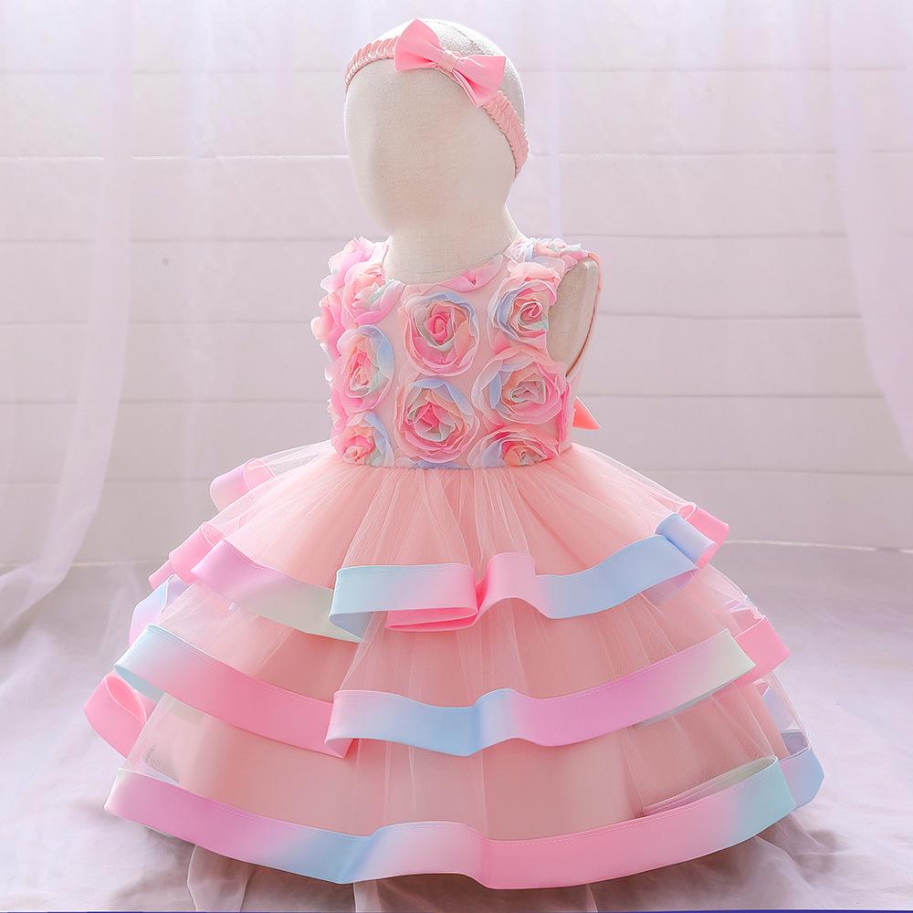 2024 European & American Flower Tutu Dress for Toddlers - Catwalk Style