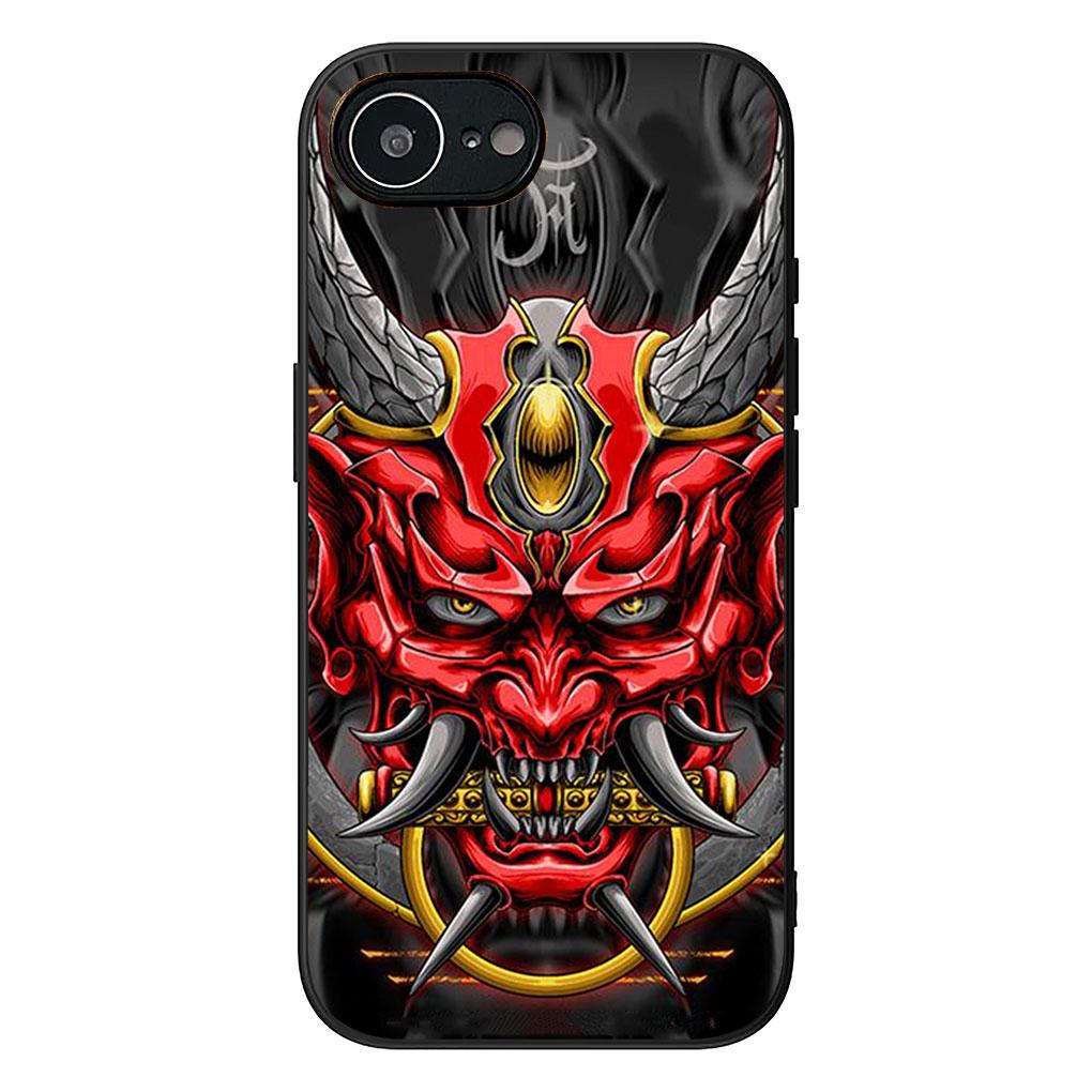 Японский Самурай Череп Скелет Китайский Стиль Чехол для Телефона для Xiaomi Redmi Note 12 11 10 Pro 10A 10C 12C 14C A4 Note12 5G Мягкий Чехол