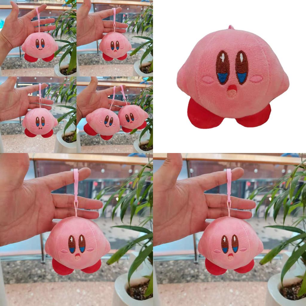 Whimsical Kirby Plush Keychain Doll Adorable Animal Bag Decor Soft Touch 10cm