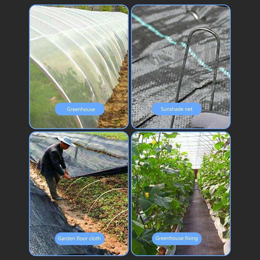 200 шт. U-образных гвоздей, скобы для крепления сетки, гвозди, стальные скобы для ограждения проволочной сетки и плетеных ограждений