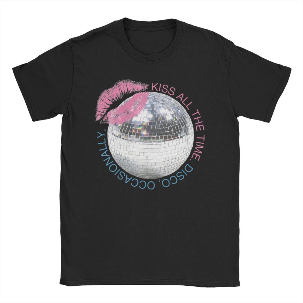 Kiss All The Time Harrys Tour TShirts Unisex Women Styles Hipster Pure Cotton Tee Shirt Crewneck Short Sleeve T Shirt 6XL Clothes