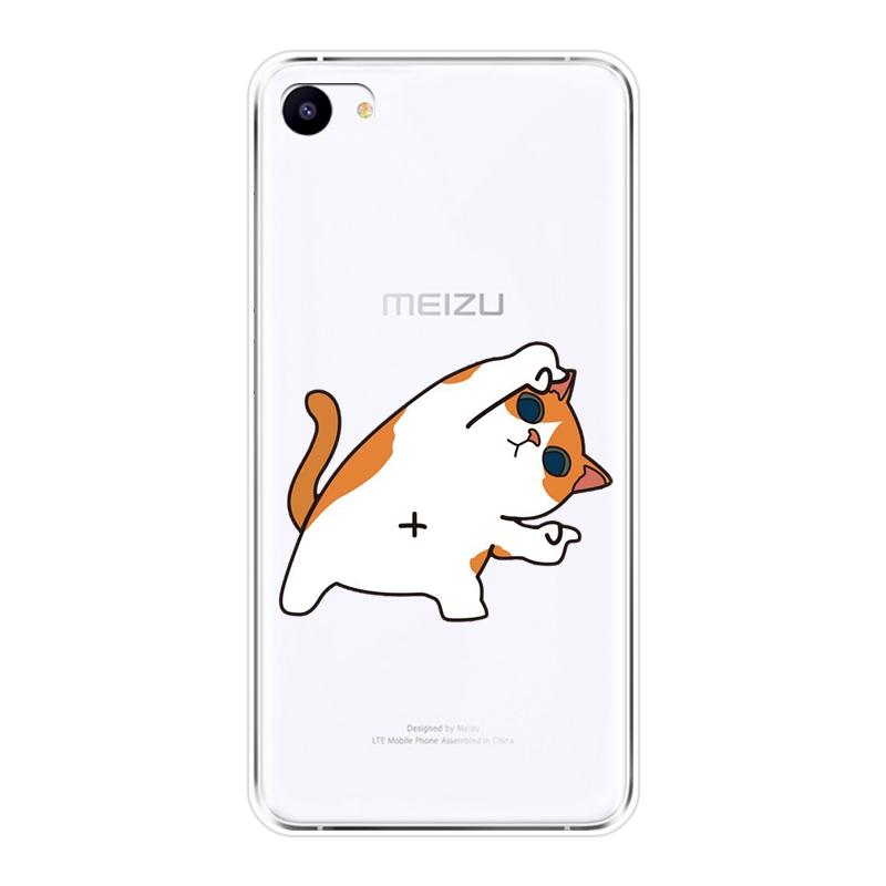 Для Meizu 15 Lite 16 Plus 16th 16x чехол для телефона Мягкий силиконовый чехол для пары Best Friend Cat задняя крышка для Meizu U10 U20 Pro 6 7 Plus