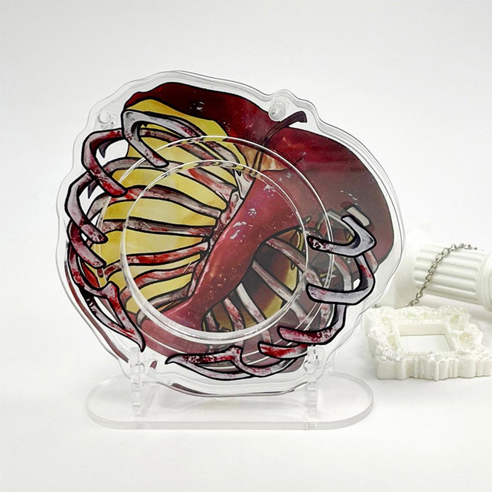 Новая Акриловая Фоторамка 58/75 мм, Защита Значка, Фоторамка в Готическом Стиле и Змея, Декорация, Рамка для Хранения и Демонстрации