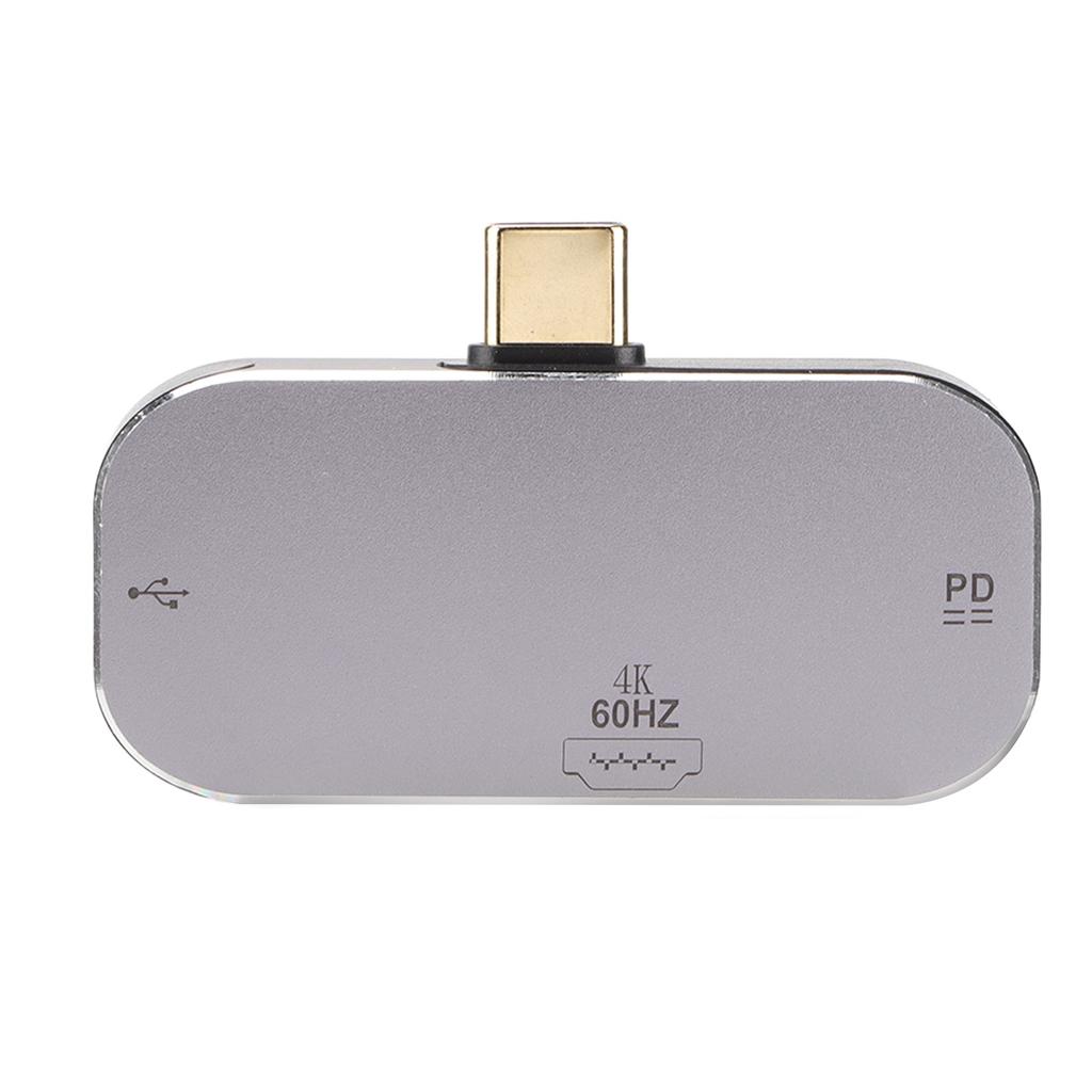 USB-C хаб 3 в 1, Type C Male на HD Multimedia Interface 2 Type C Female, док-станция для Windows, для Android, для OS X