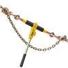 Ratchet Chain Binder, 5/16 in x 12.8 ft G80 Chains, 8000 lbs Working Load of Ratchet Load Binder, Chains and Binders Set, Tie Down Hauling Chain