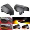 Динамическая светодиодная боковая зеркальная указатель поворота для VW Polo MK5 Facelift 6C 2014-2017 6R 2009-2013 Индикатор поворотника бокового зеркала заднего вида